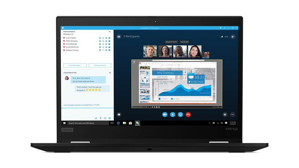 Lenovo X390 Yoga + USB-C Dock Gen 2 – image 1