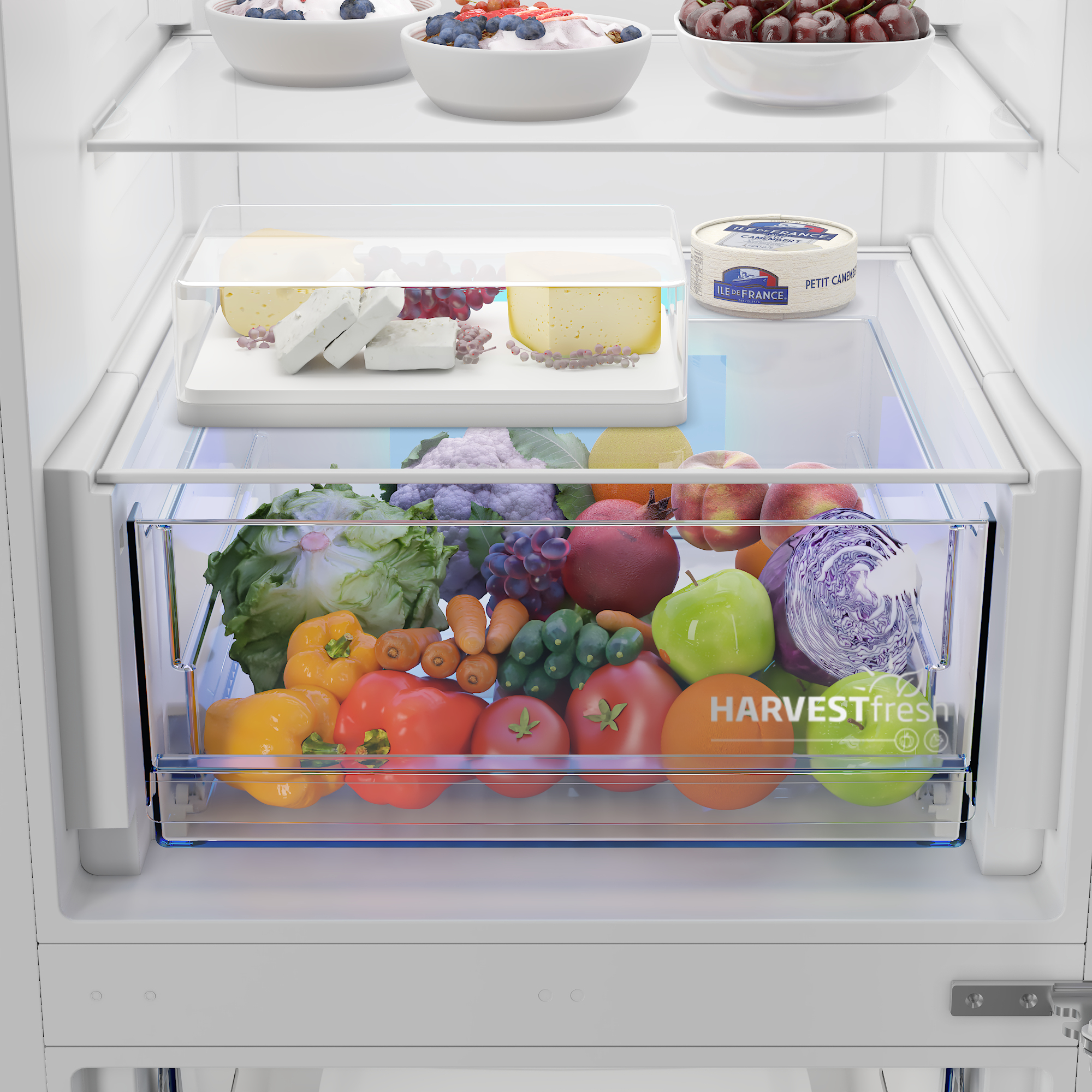 Beko CNA5686VG Freestanding AeroFlowTM Fridge Freezer with HarvestFreshTM – image 8