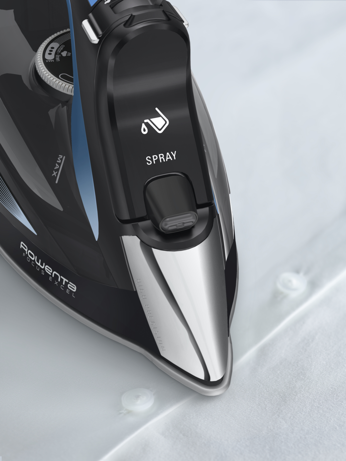 Rowenta DW5310 Steam iron Microsteam 400 HD Laser soleplate – image 4