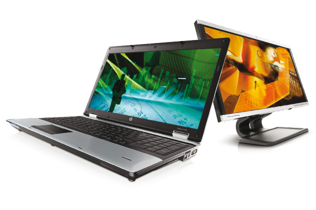 HP ProBook 6540b + LA2205wg – image 1