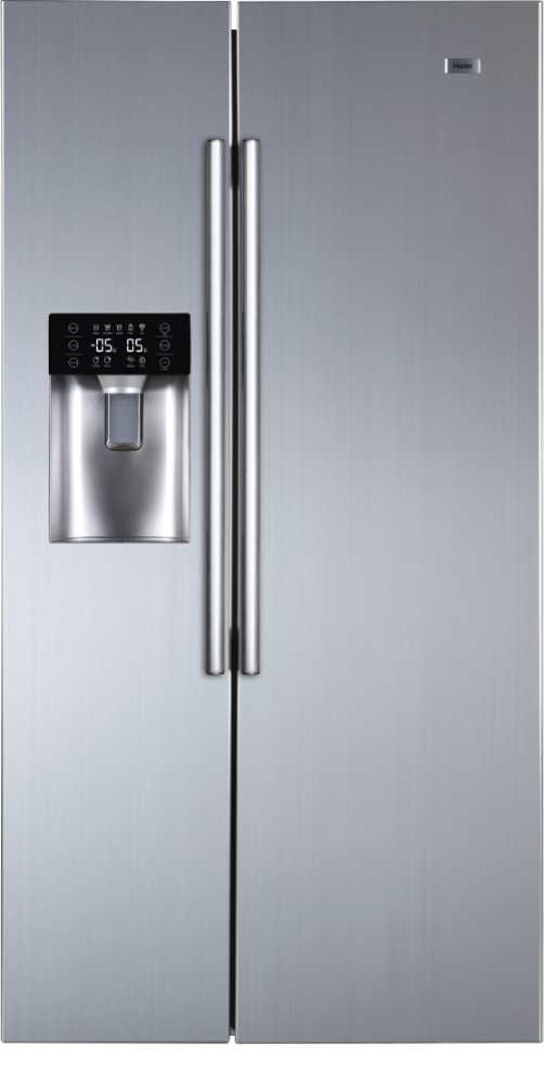 Haier HRF-629IF6 side-by-side refrigerator Freestanding Silver