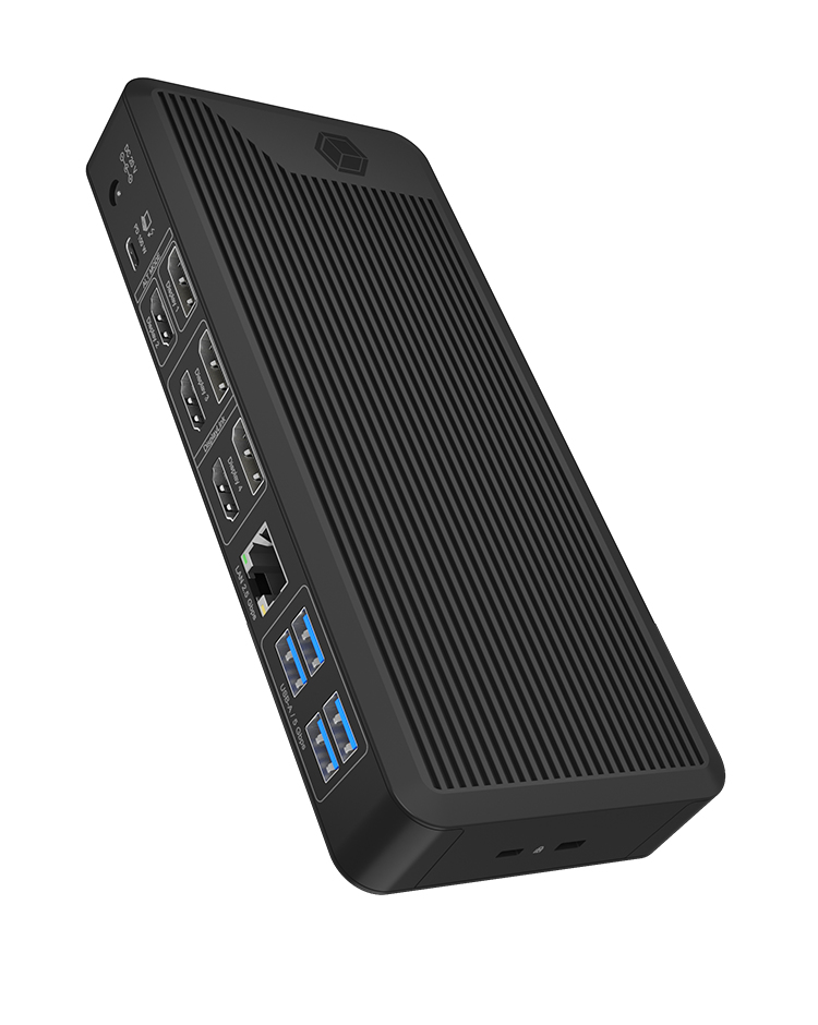 ICY BOX 13-in-1 DisplayLink® Hybrid DockingStation with four video outputs