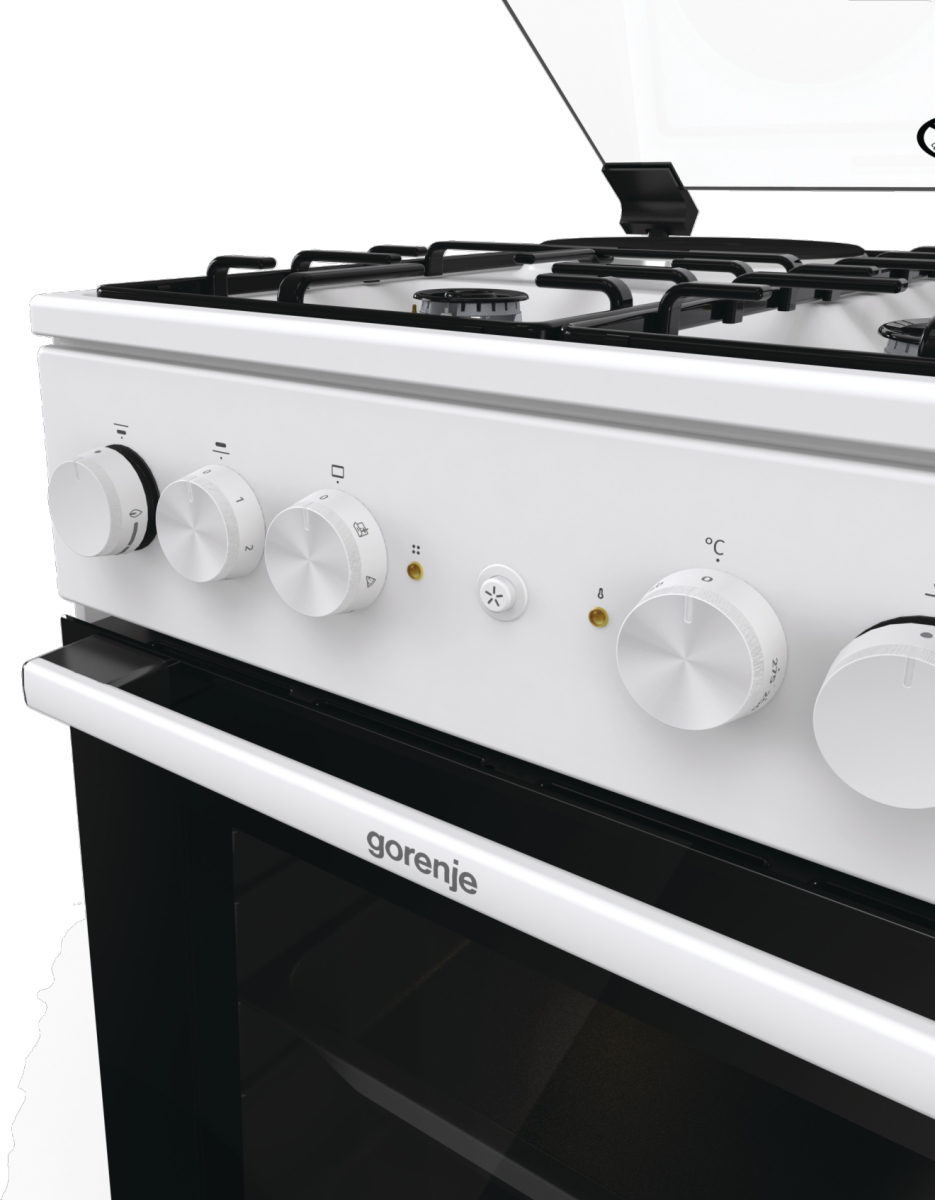 Gorenje GK5A11WD cooker Freestanding cooker Electric Combi White, Black – image 6