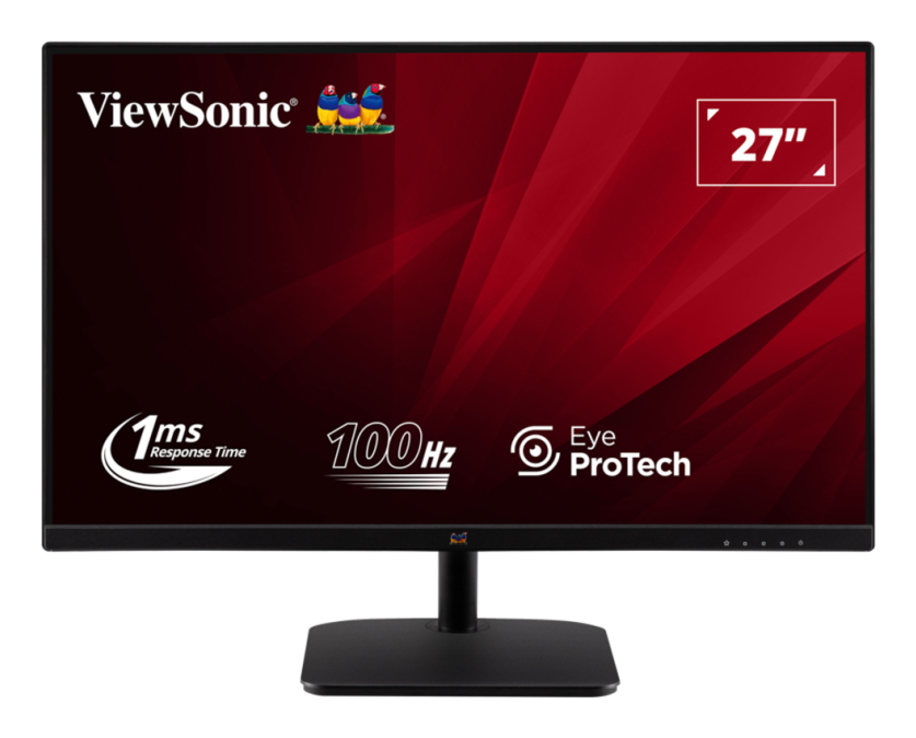 ViewSonic VA2732-H-2 - LED monitor - 27" - 1920 x 1080 Full HD (1080p) @ 100 Hz - IPS - 1000:1 - 1 ms - HDMI, VGA