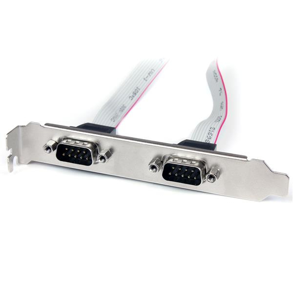 Conectores del StarTech.com Cabezal Bracket 2 puertos COM de Serie Serial