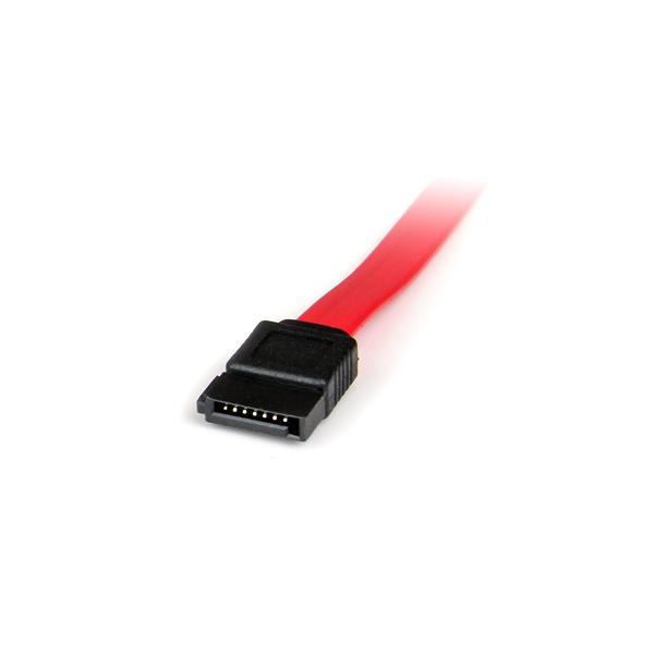 StarTech.com Adaptador Cable de 50cm SATA Slimline Línea Delgada 13 Pines a Molex Macho LP4 y SATA 3 Conector adaptador StarTech.com SATA Slimline 13 Pines