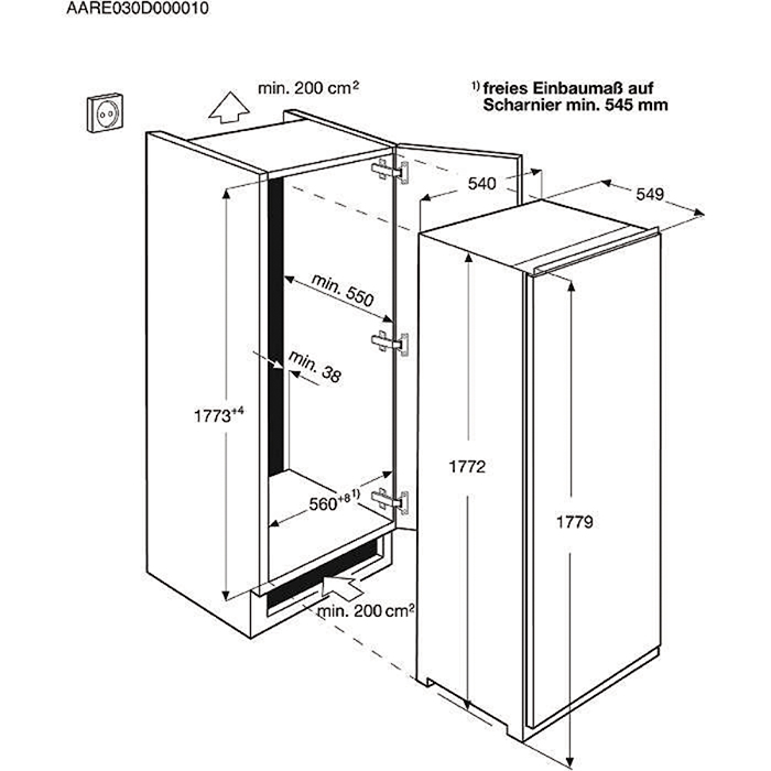 Electrolux FI3302DV fridge – image 2
