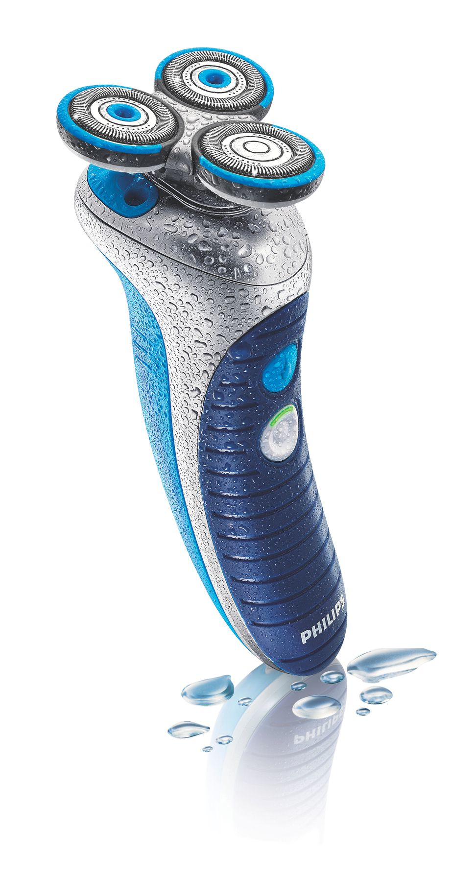 Philips NIVEA HS8020/20 men's shaver Rotation shaver Blue, Stainless steel