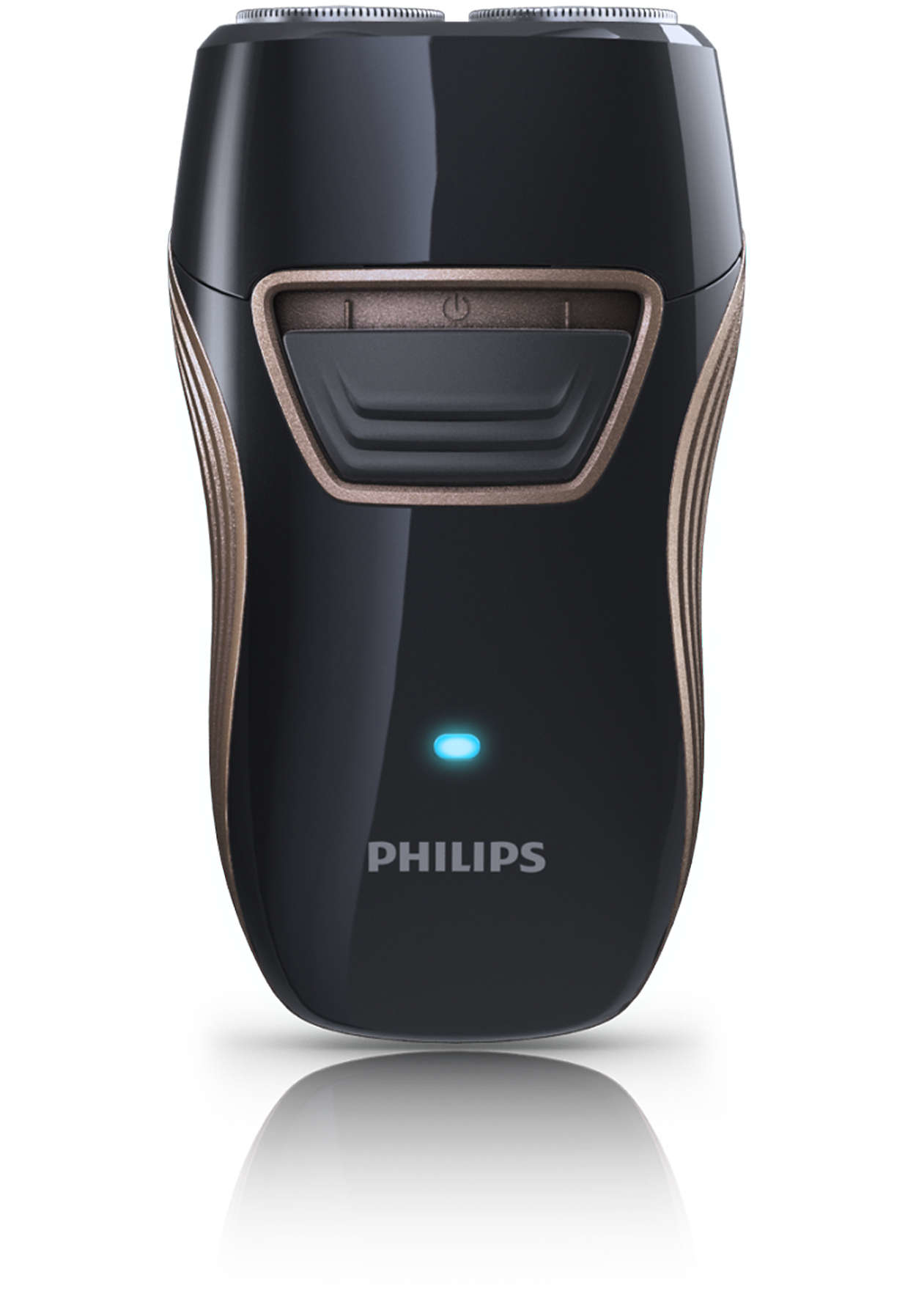 Philips PQ212/17 men's shaver Rotation shaver Black, Brown