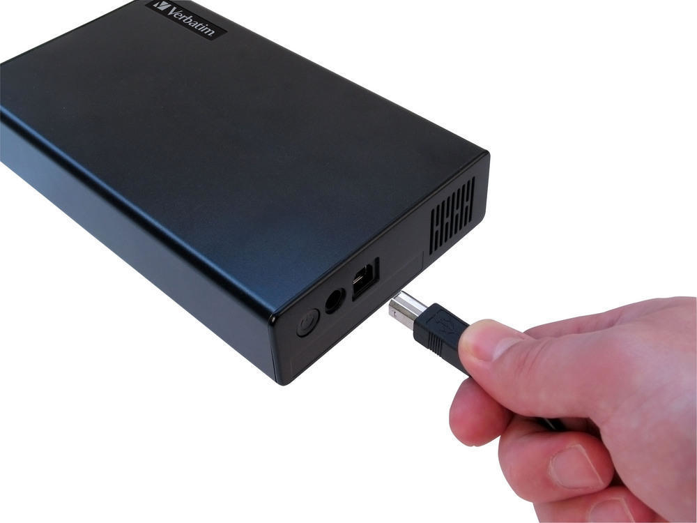 Verbatim 500GB USB2.0 external hard drive 3.5″ USB 2.0 Black image 3
