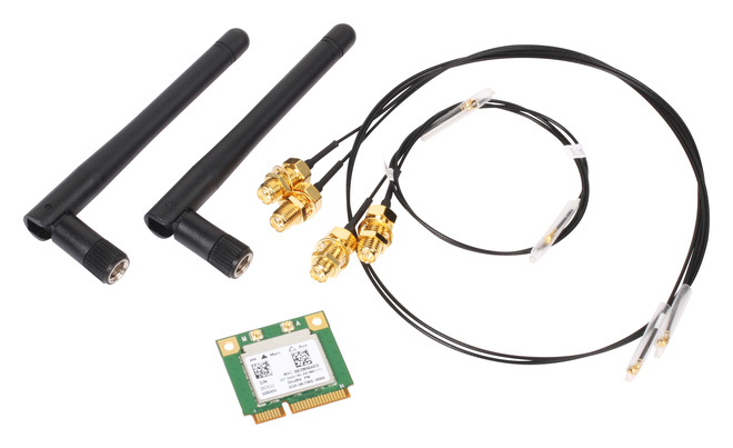 Shuttle WLN-P network card Internal WLAN / Bluetooth 433.3 Mbit/s