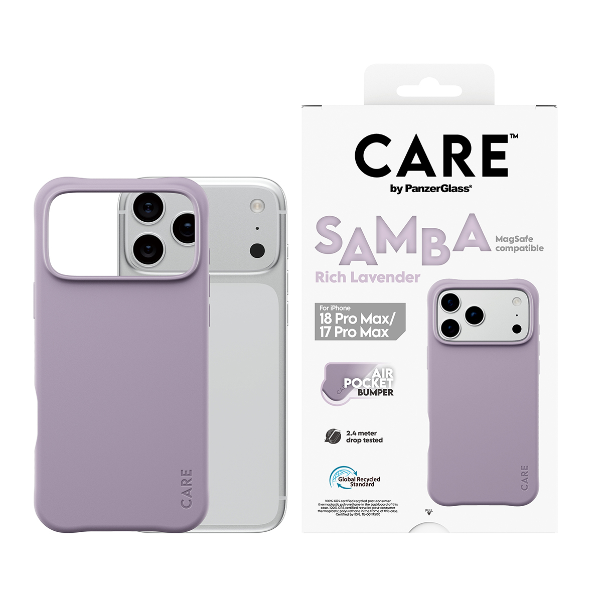 PanzerGlass CARE™ by PanzerGlass® Samba Case Rich Lavender w. White MagSafe iPhone 18 Pro Max | 17 Pro Max – image 2