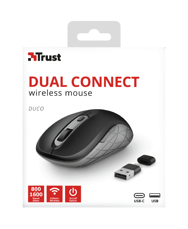 Trust Duco mouse Office Right-hand RF Wireless Optical 1600 DPI – image 8