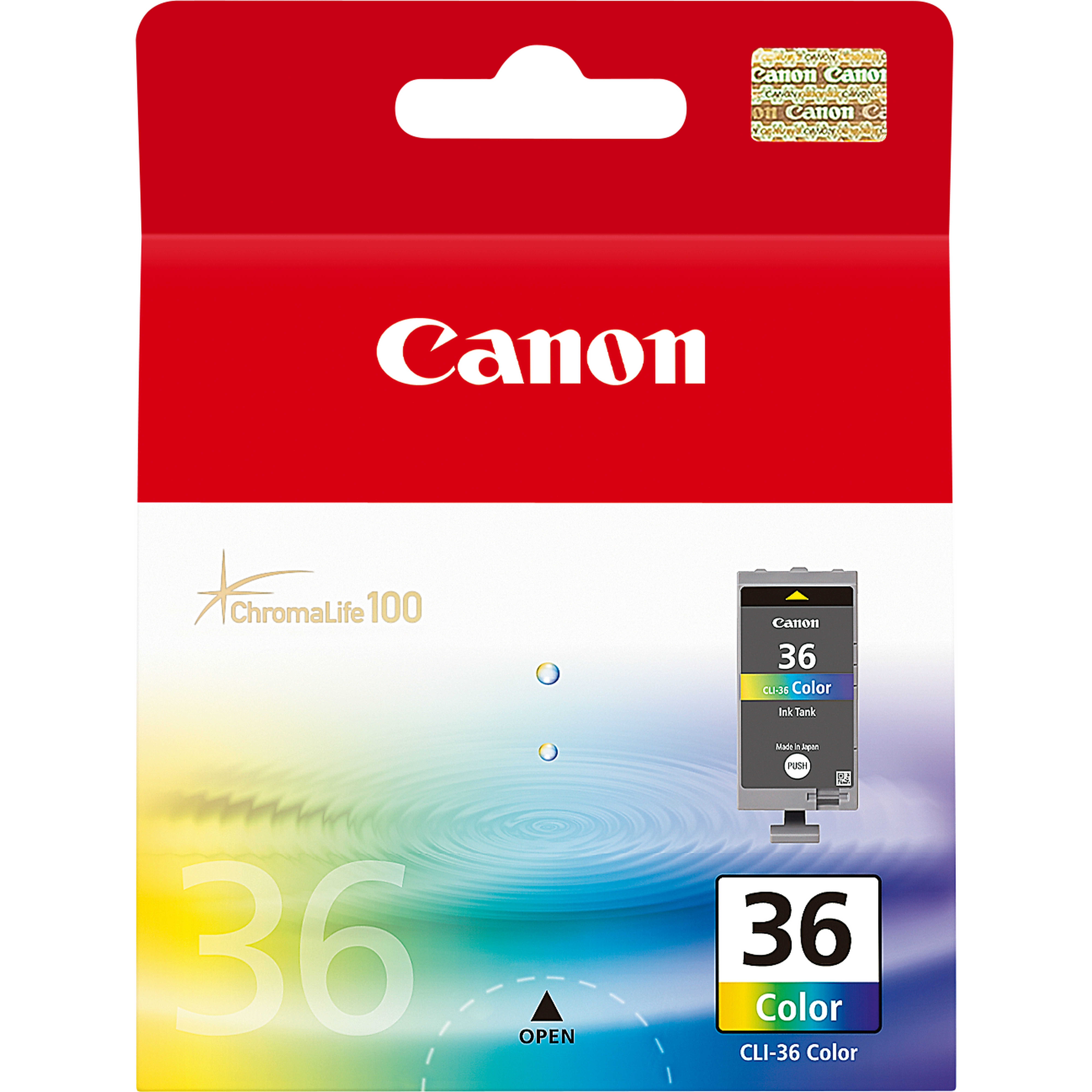 Canon 1511B001 mustekasetti 1 kpl Alkuperäinen Perusvärintuotto Syaani, Magenta, Keltainen