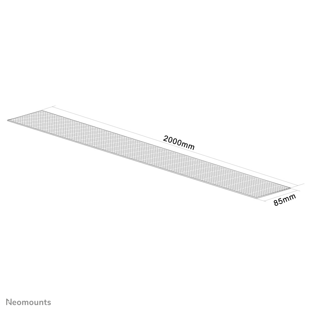 Neomounts KAD 2m schwarz Socke Ummantelung