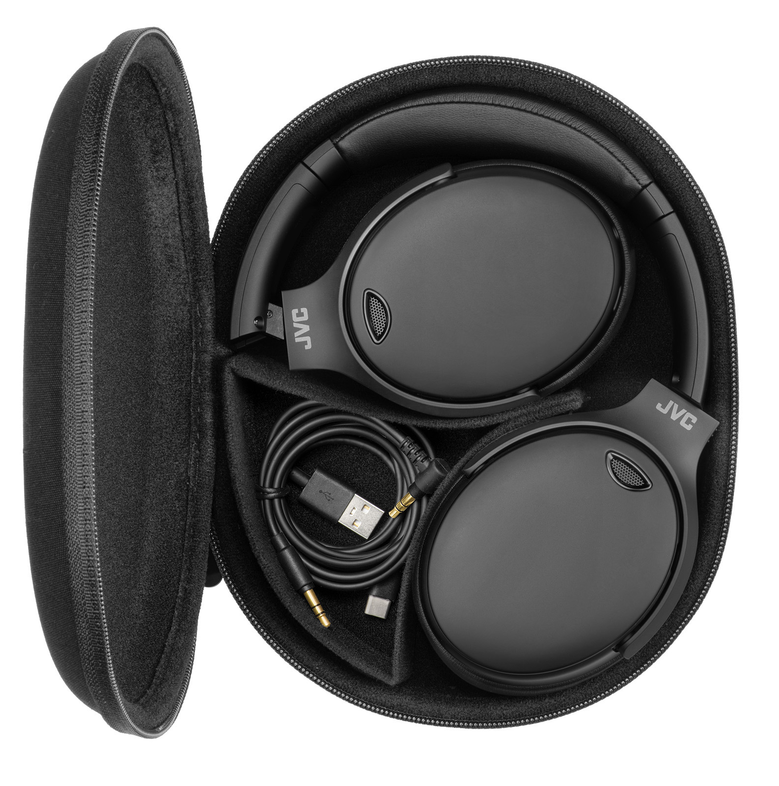 JVC HA-S100N ANC Over Eear Headphones Black image 10