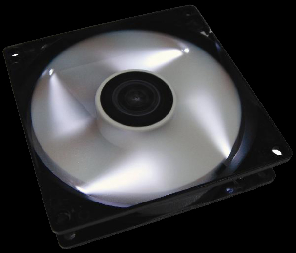 Tacens Aura Ice 12cm Computer case Fan Black, White image 2
