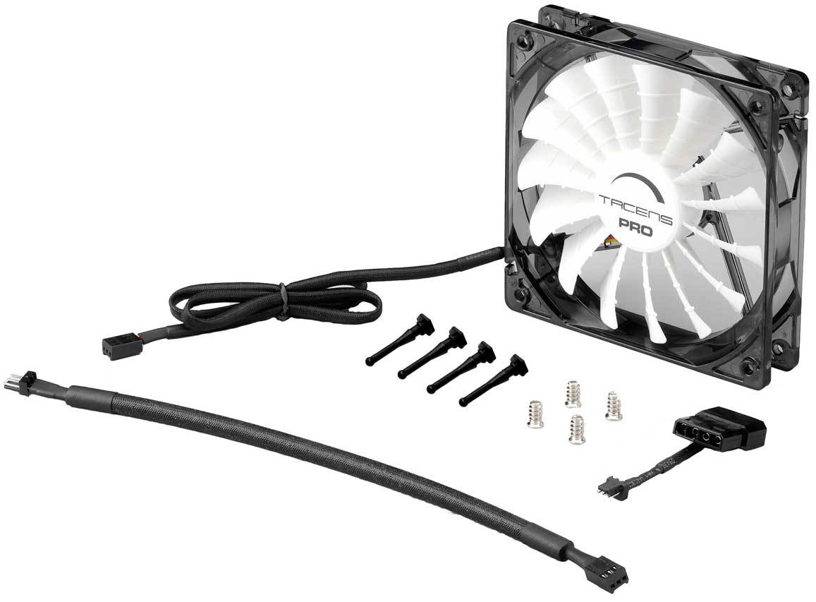 Tacens Ventus II 12cm Computer case Fan Black, White image 5