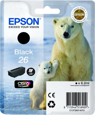 Original Epson 26 Black Ink Cartridge - image 4