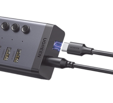 Ugreen 30778 interface hub USB 3.2 Gen 1 (3.1 Gen 1) Type-A 625 Mbit/s Black – image 2