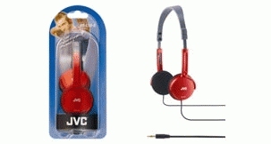 JVC HA-L50R headphones/headset Wired Red – image 2