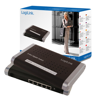 LogiLink 5-Port Gigabit Desktop Switch