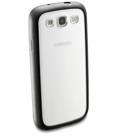 Cellularline Window mobile phone case Cover Black, Transparent – image 3