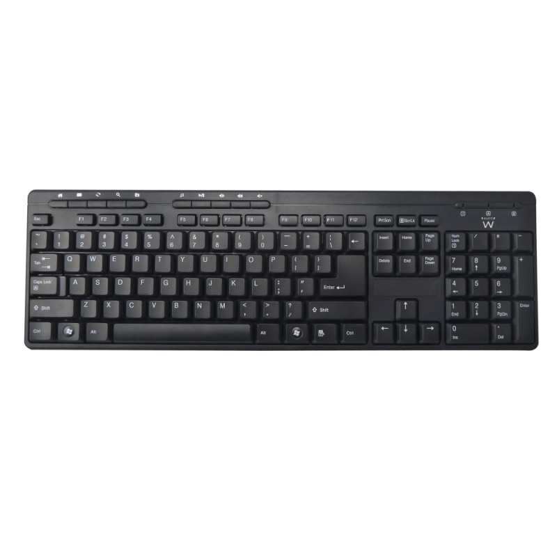 Ewent EW3126 keyboard Office USB Italian Black