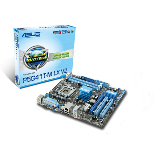 ASUS エイスース P5G41T-M LX MicroATXマザーボード LGA775 CPU付 Core2 Duo E8400 3.00Ghz BIOS起動チェック済み/中古　(ジャンク扱い) ASUS（エイスース） P5G41T-M LX｜テックウインド株式会社