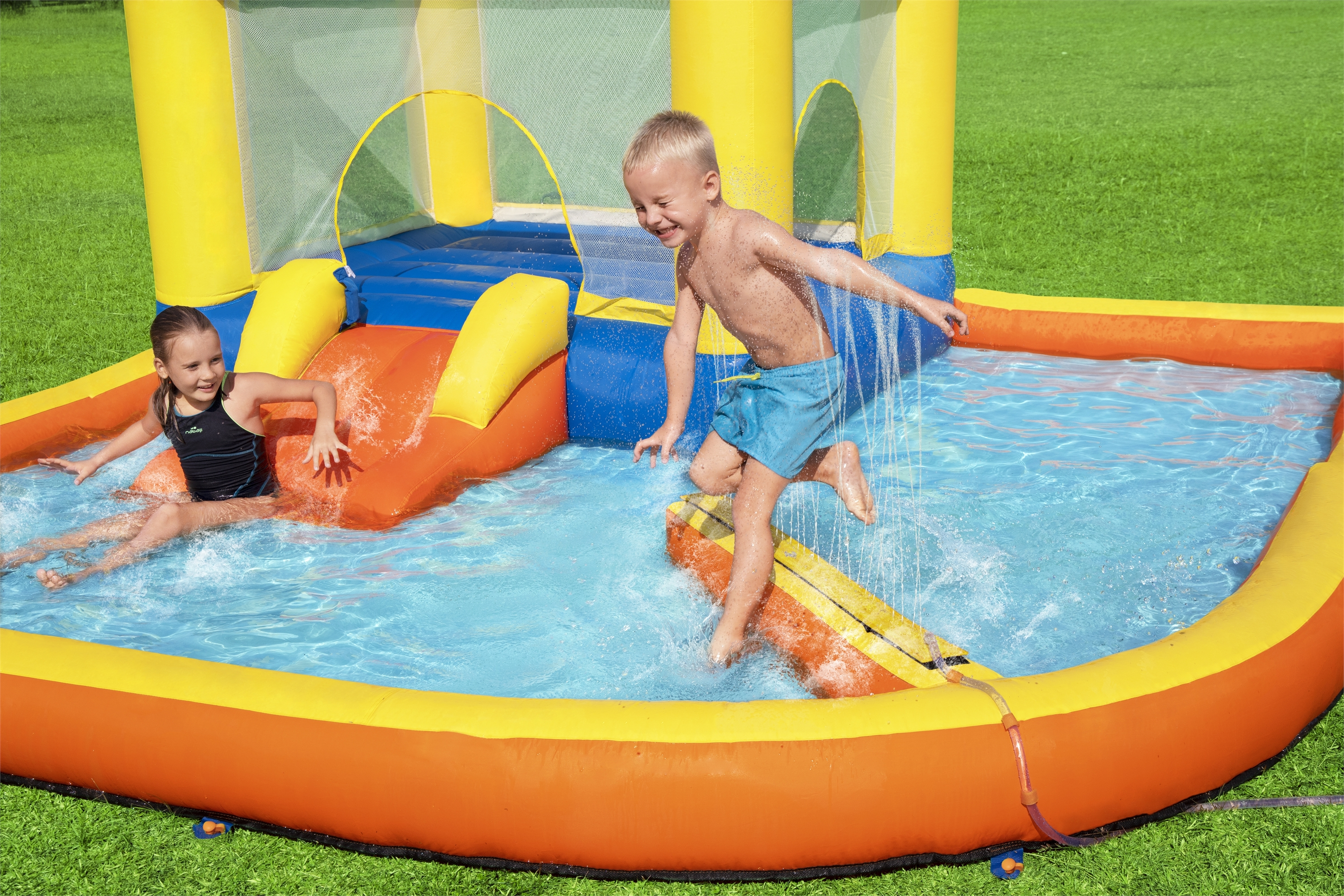 عکس پارک آبی بادی بزرگ H2OGO! Beach Bounce™ برای کودکان 1.52 متر