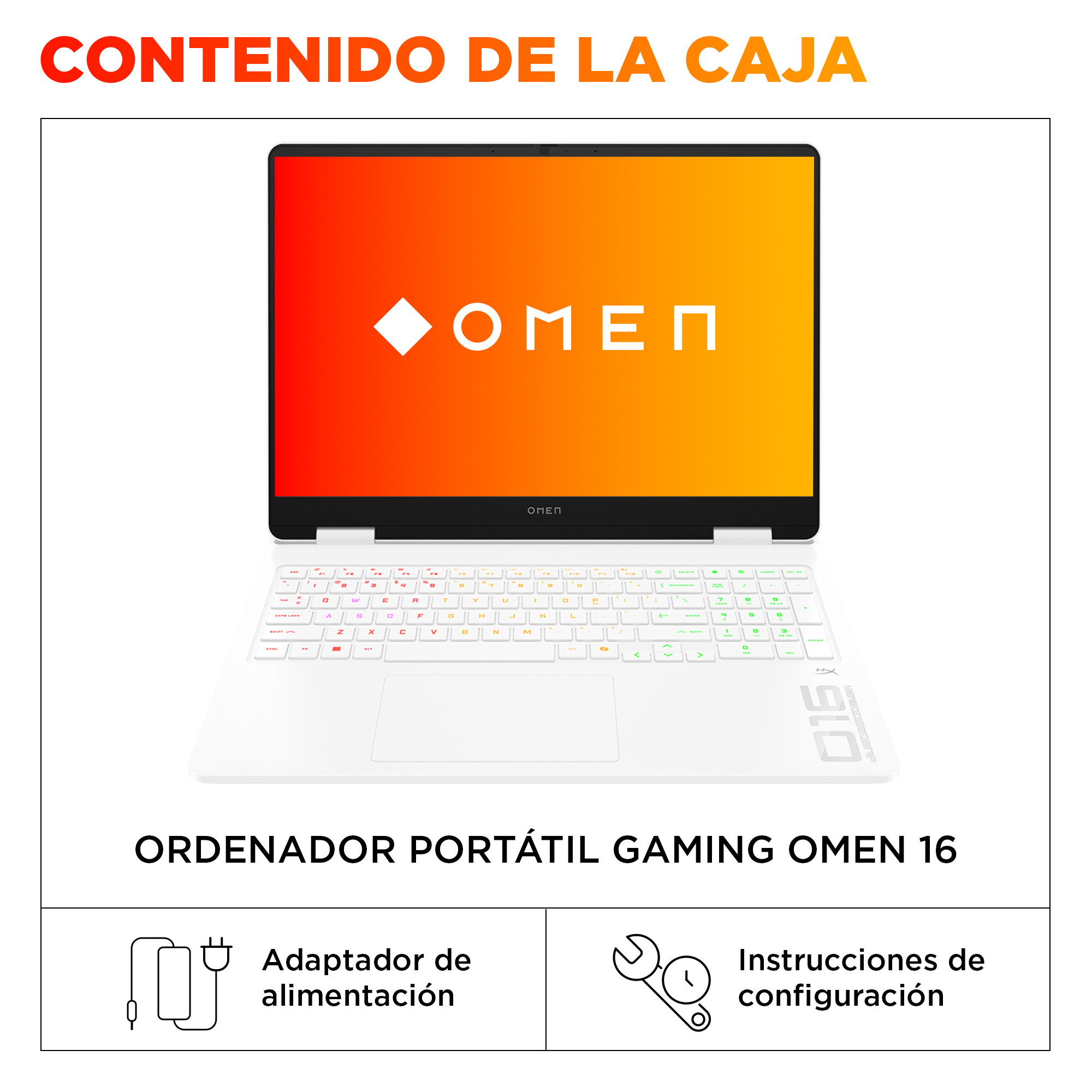 Portátil gaming - HP OMEN 16-am0027ns, 16 " 2K, Intel® Core™ i9-14900HX, 32GB RAM, 1TB SSD, GeForce RTX™ 5060, Sin sistema operativo - imagen 6