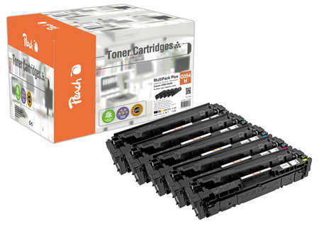 Peach PT1109 toner cartridge 5 pc(s) Compatible Black, Cyan, Magenta, Yellow