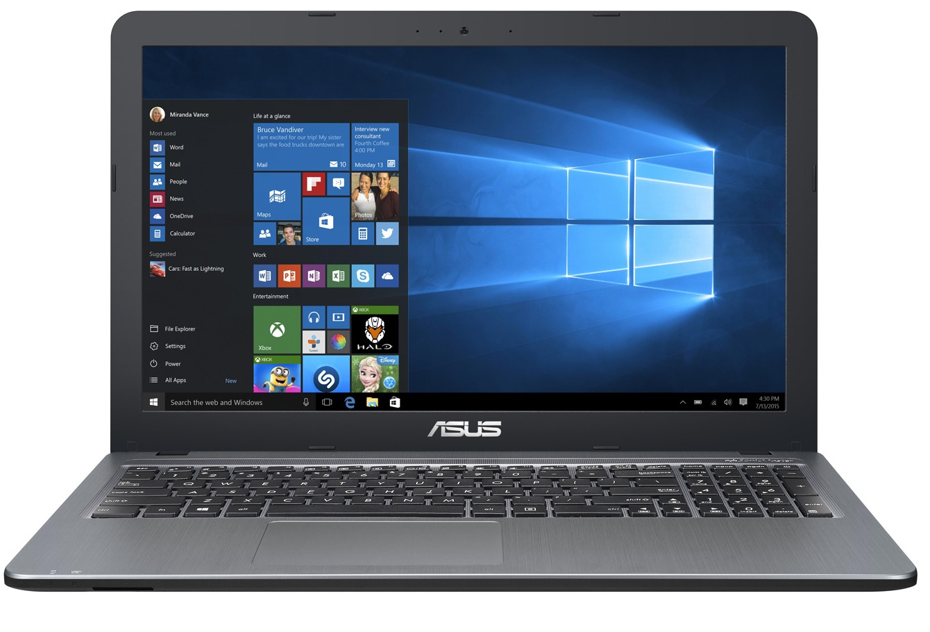 ASUS Vivobook X540SA-XX564T Intel® Pentium® N3710 Laptop