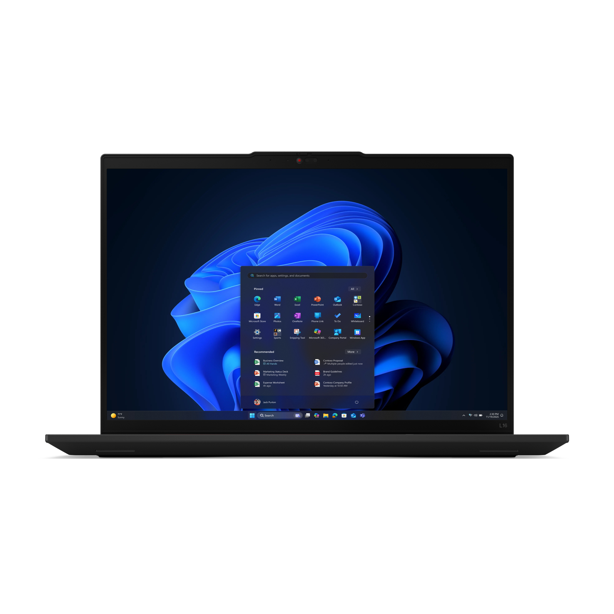Lenovo ThinkPad L16 Gen 2 (Intel) Intel Core Ultra 5 225U Computer portatile 40,6 cm (16") WUXGA 32 GB DDR5-SDRAM 512 GB SSD Wi