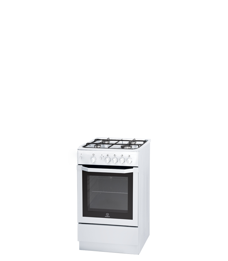Indesit I5GGWUK Freestanding cooker Natural gas Gas White