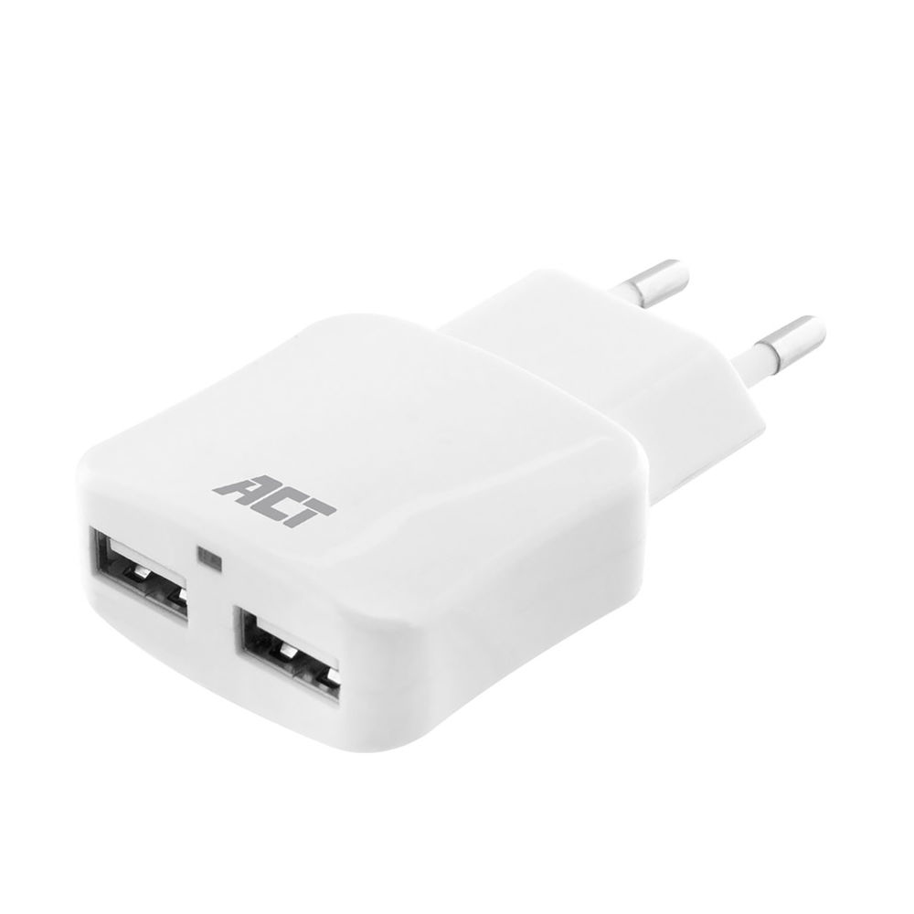 ACT USB Charger, 2-port, 2.4A