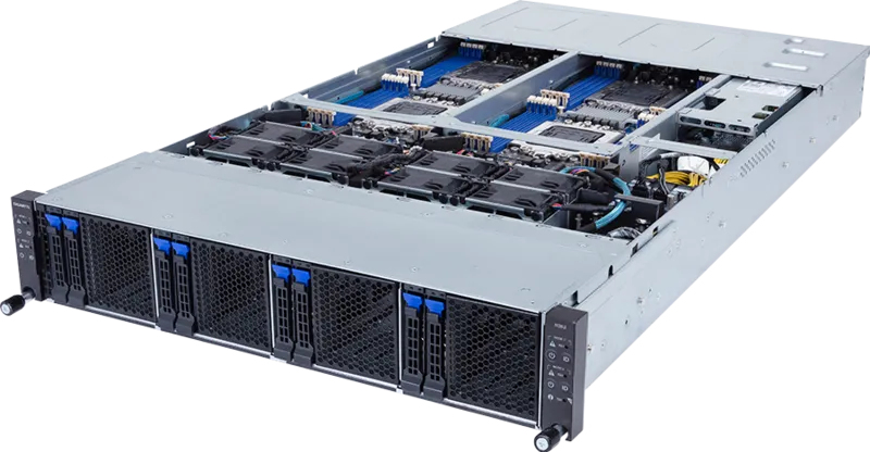 GIGABYTE H262-P61 LGA 4926 Rack (2U) Black, Steel – image 2