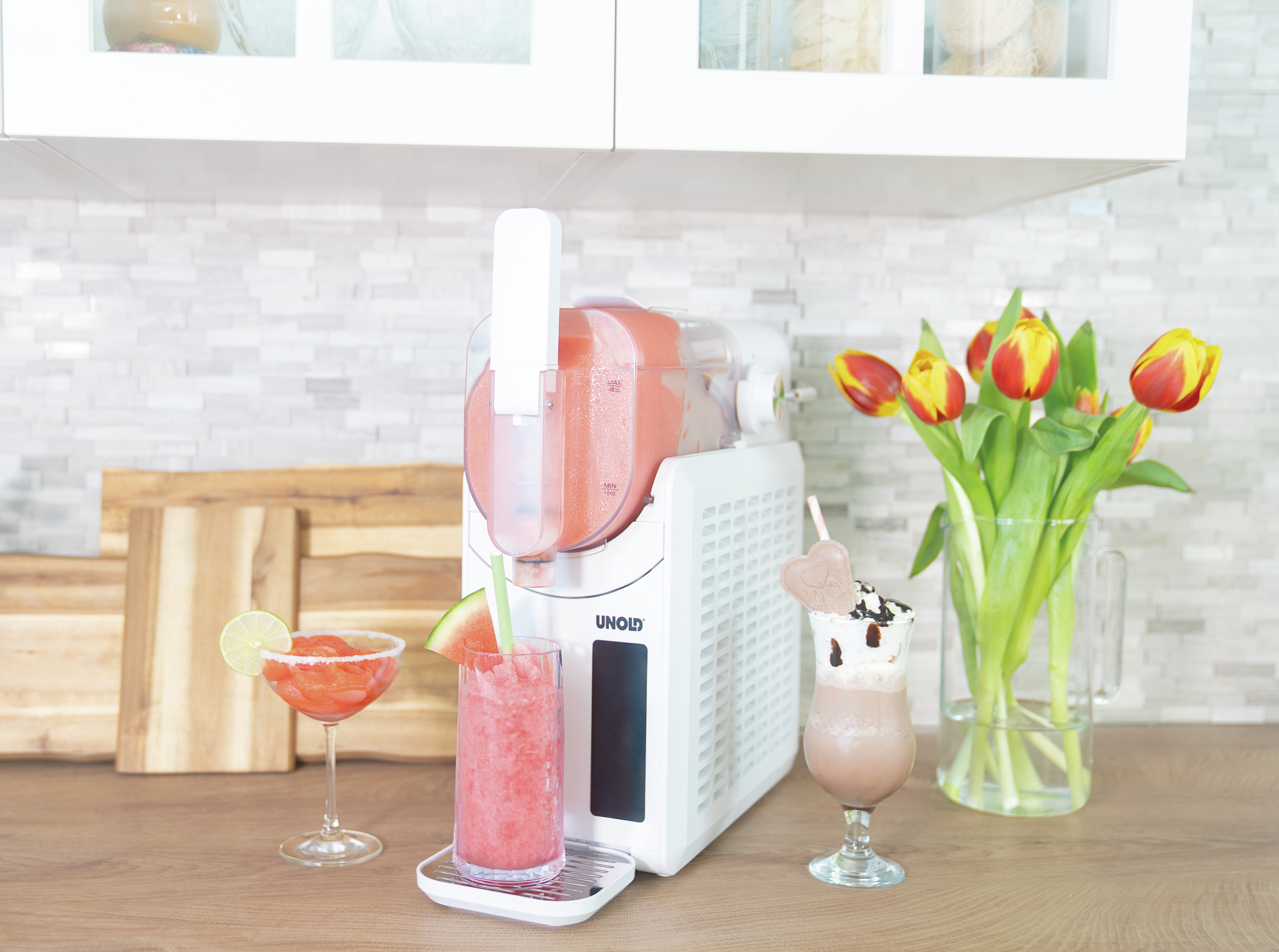 Unold Slush-Eismaschine Susi 48940 Gelatiera compressore 2 L 220 W Bianco
