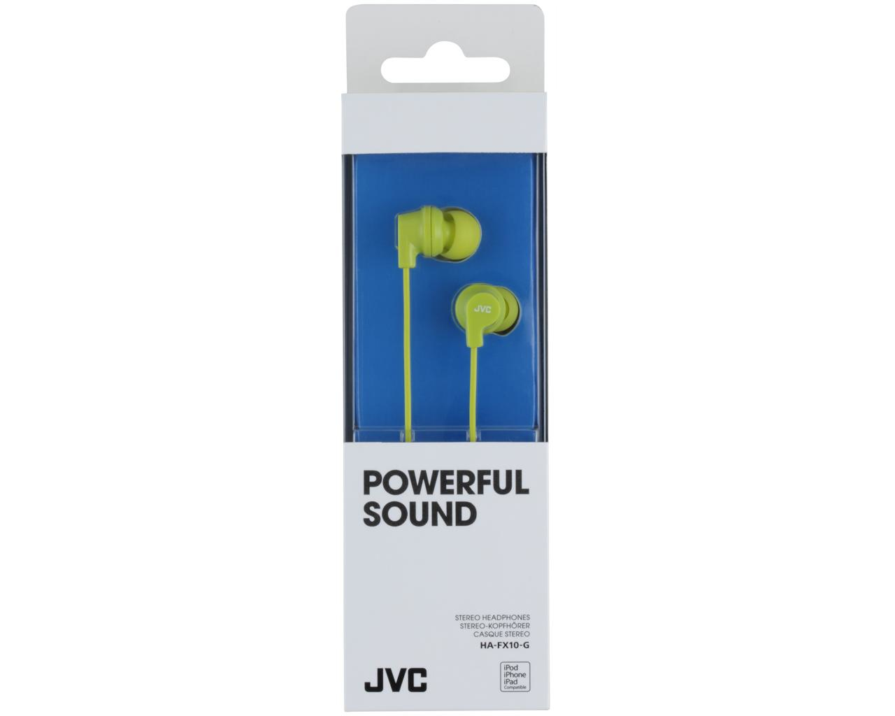 JVC HA-FX10-G-E headphones/headset Wired In-ear Green – image 2