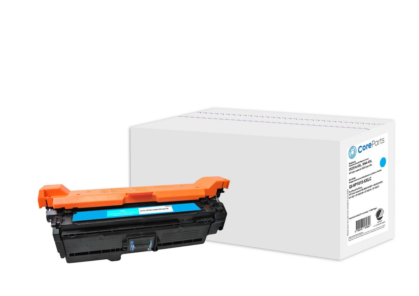 CoreParts QI-HP1015-XXLC toner cartridge 1 pc(s) Compatible Cyan