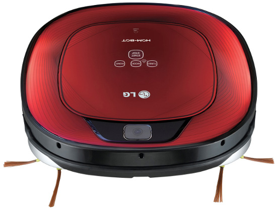 LG VR64602LV robot vacuum Red
