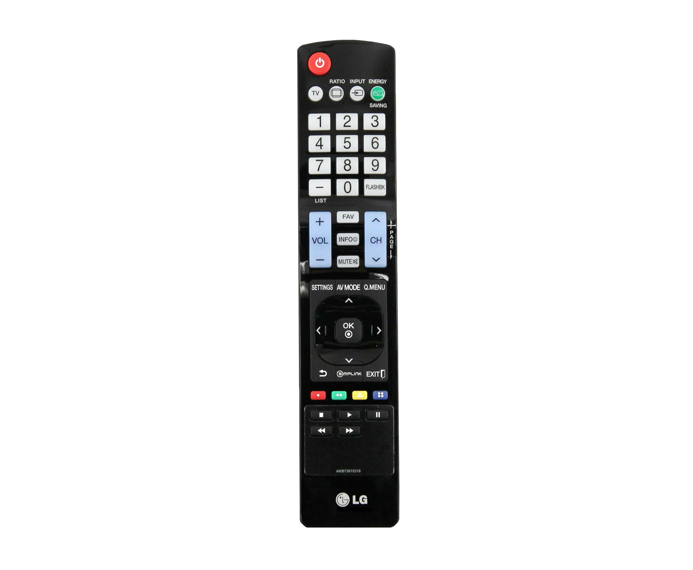 LG AN-CR400 remote control TV Press buttons