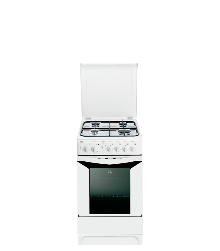 Indesit K3G210S(W)/FR Freestanding cooker Gas White