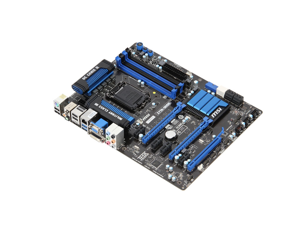 MSI Z77A-GD55 motherboard LGA 1155 (Socket H2) ATX – image 1