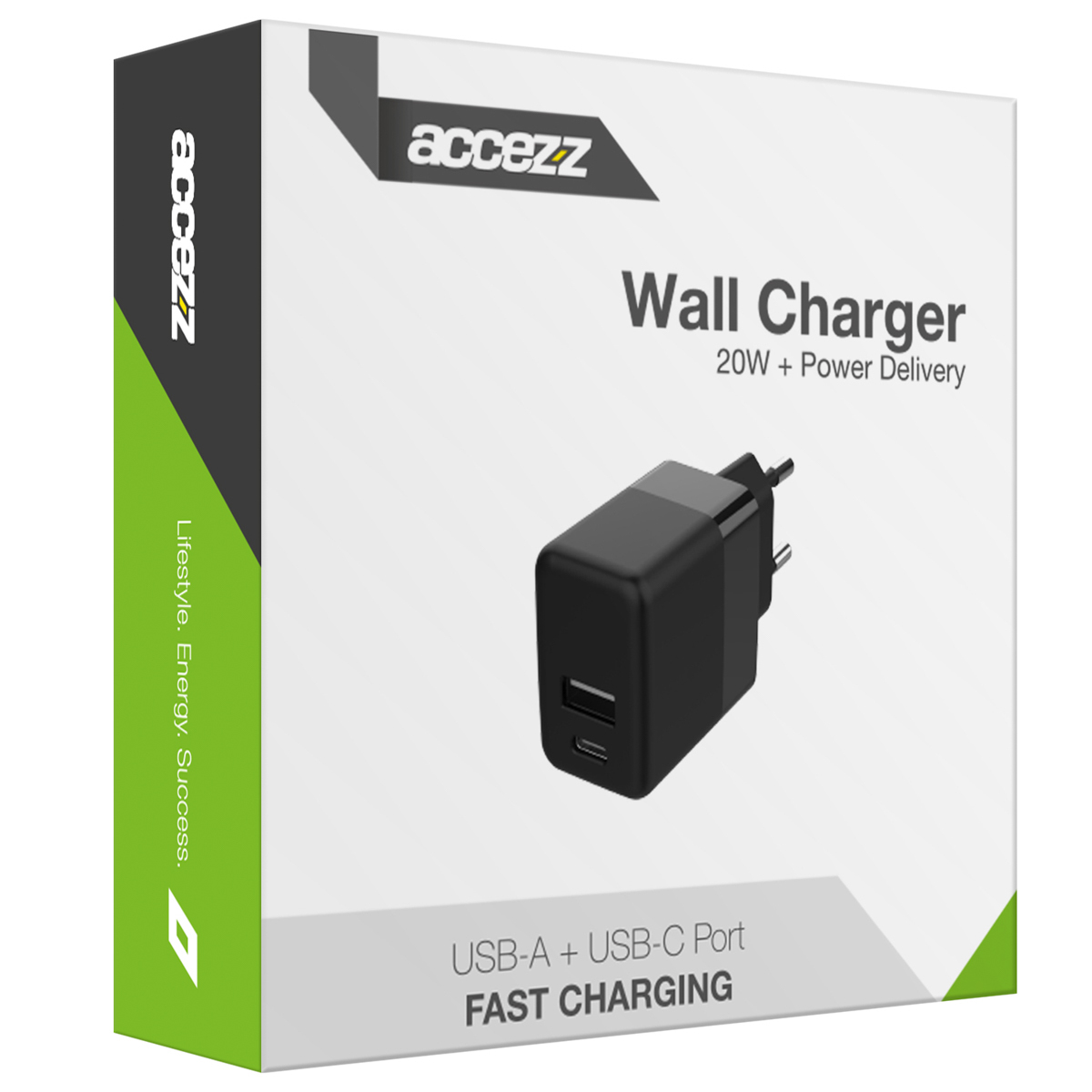 Accezz THUISLADER50268801 Universal Black AC Fast charging Indoor – image 2