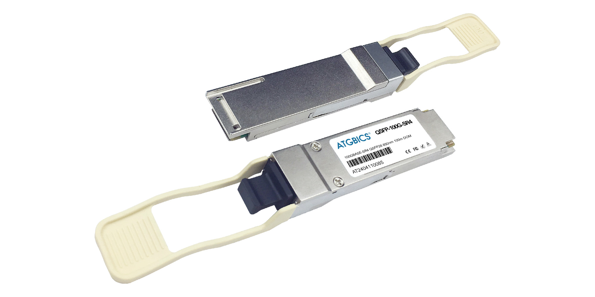 ATGBICS QSFP-100G-SR4-T2-C modulo del ricetrasmettitore di rete Fibra ottica 100000 Mbit/s QSFP28 850 nm