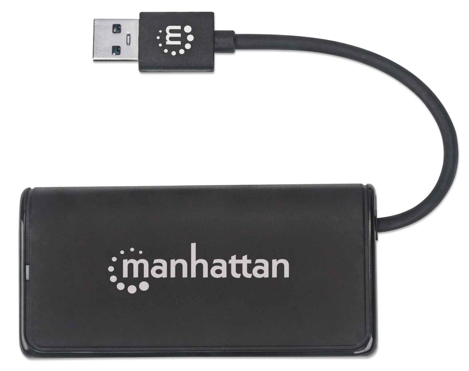 Manhattan USB-A 4-Port Hub/Dock, USB-A to 2x USB-C and 2x USB-A Ports, 5 Gbps (USB 3.2 Gen1 aka USB 3.0), Bus Power, Cable – image 8