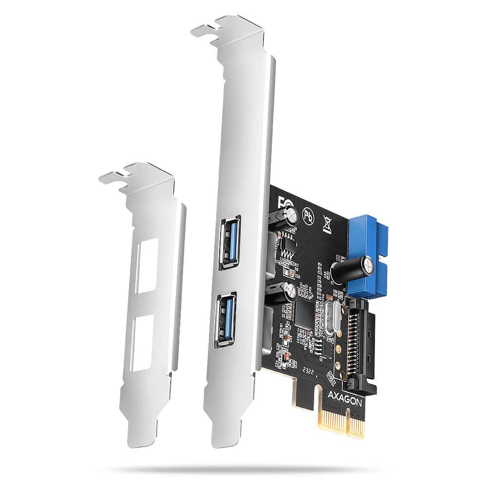 Axagon PCEU-232RS scheda di interfaccia e adattatore Interno USB 3.2 Gen 1 (3.1 Gen 1)