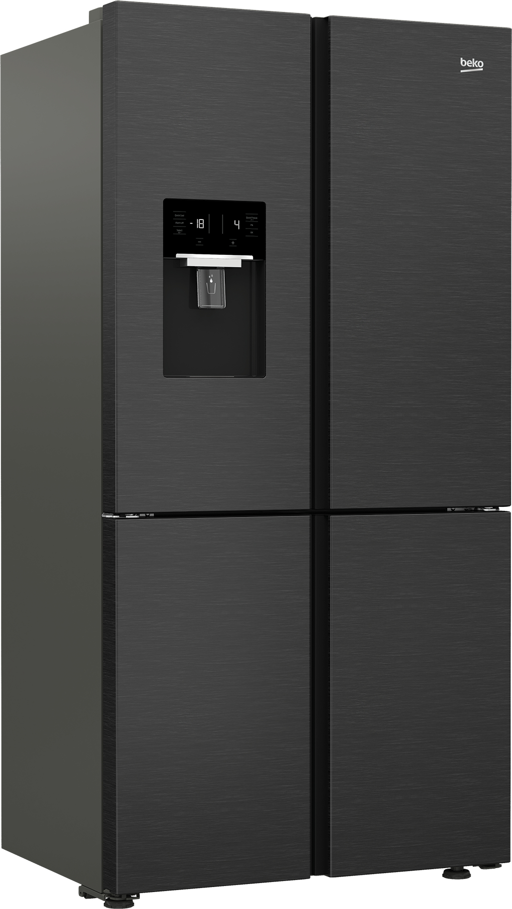 Beko GN1426233ZDRXN side-by-side refrigerator Freestanding – image 2
