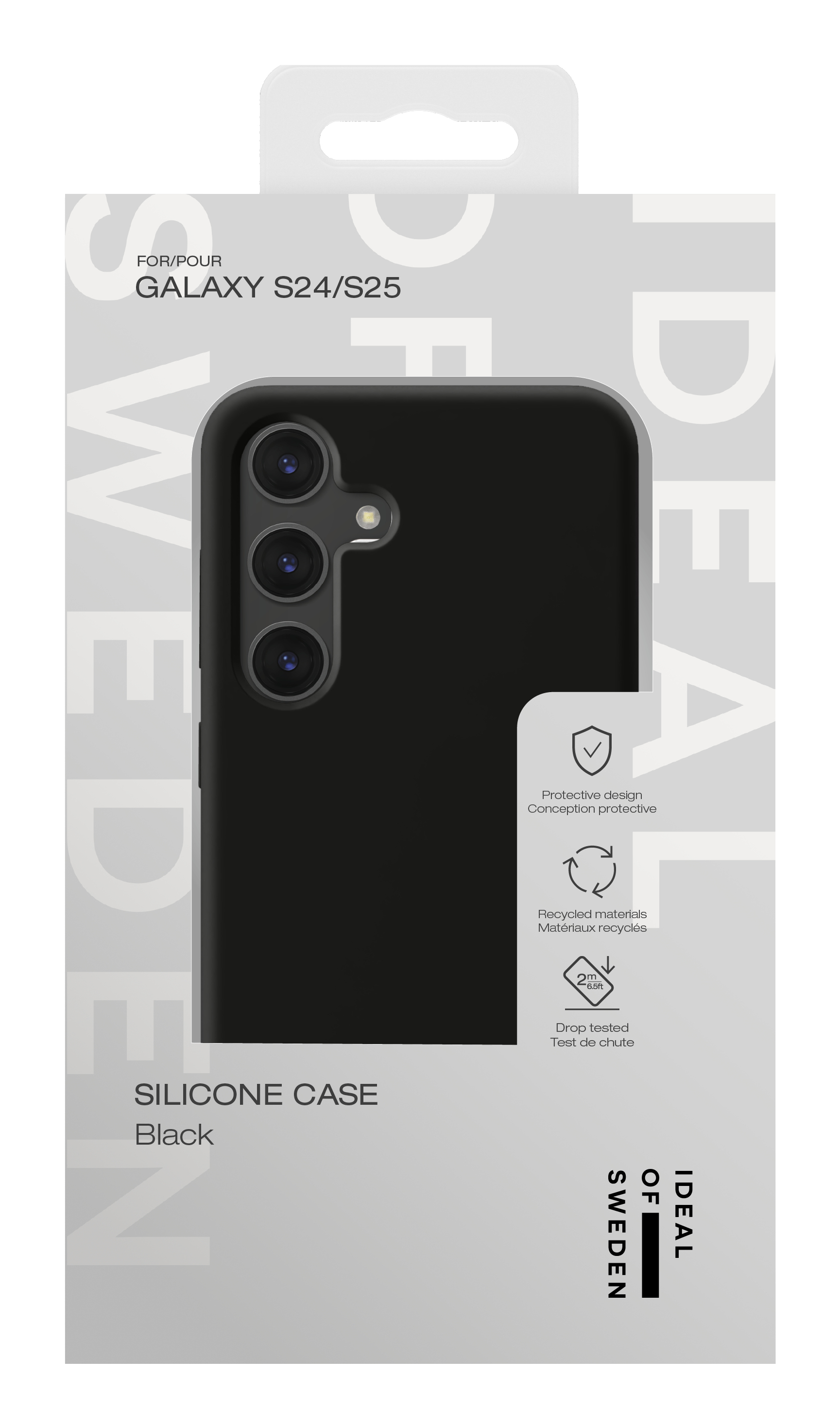 iDeal of Sweden Silicone Case Galaxy S24 / S25 Black – image 5